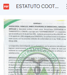 ESTATUTO COOT